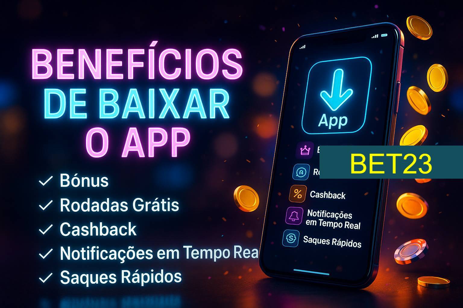 Benefícios do App